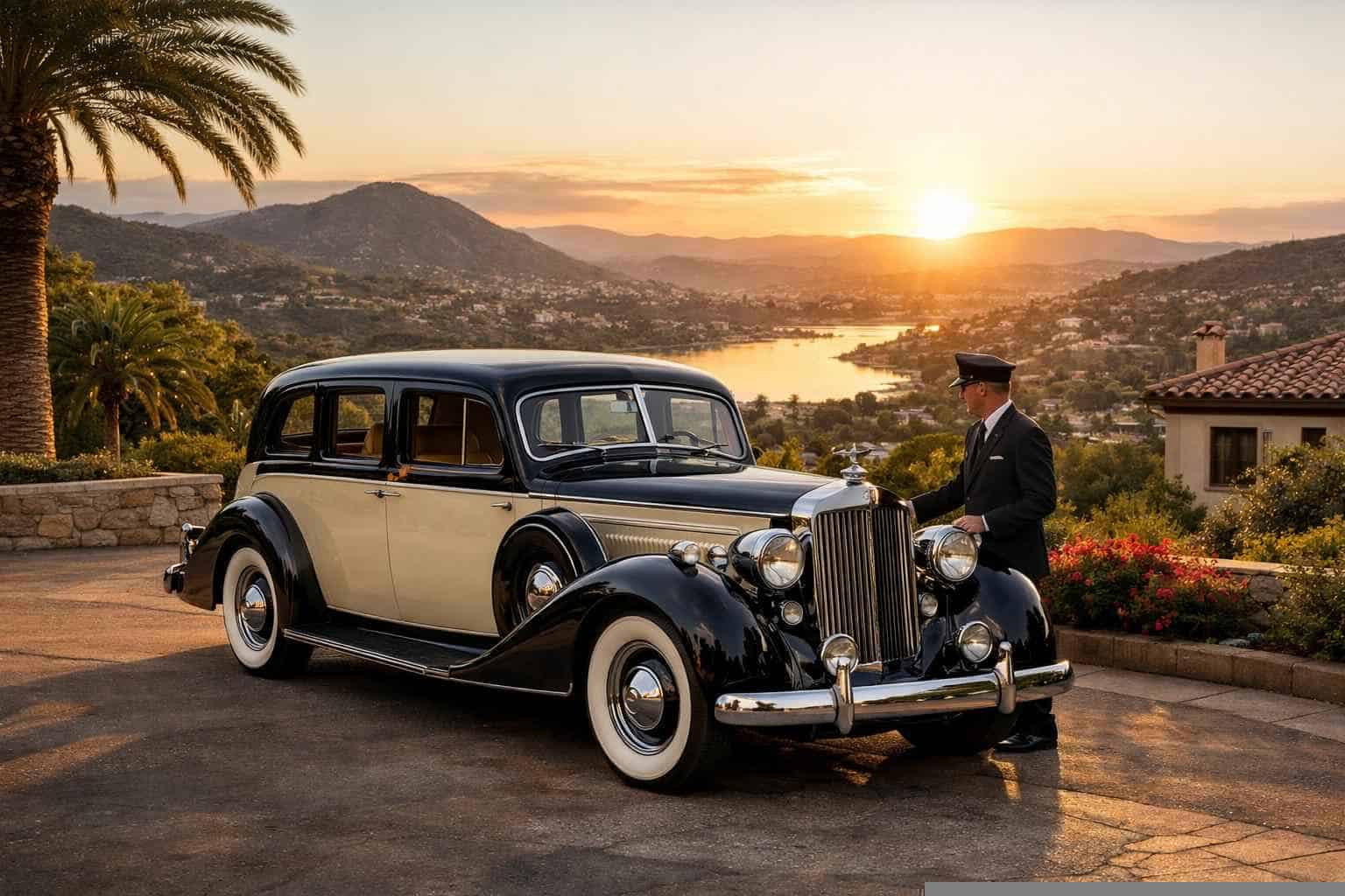 Luxury Antique Vehicle Rental With Driver In La Mesa California
