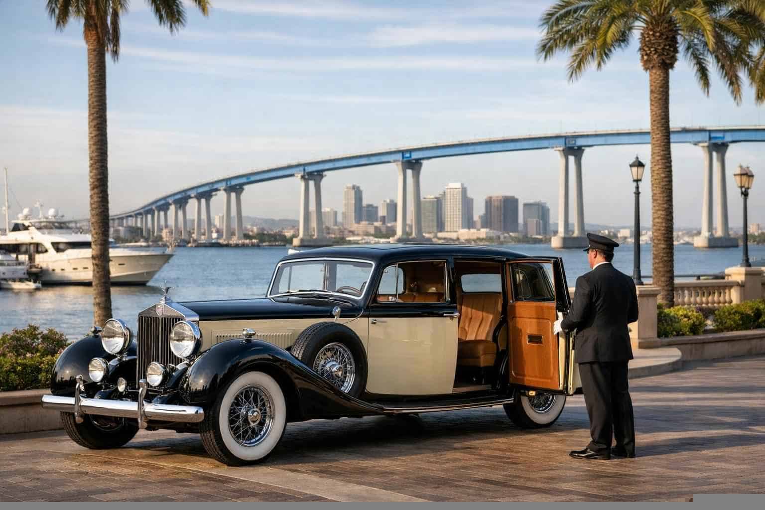 Luxury Antique Vehicle Rental with Driver in National City California