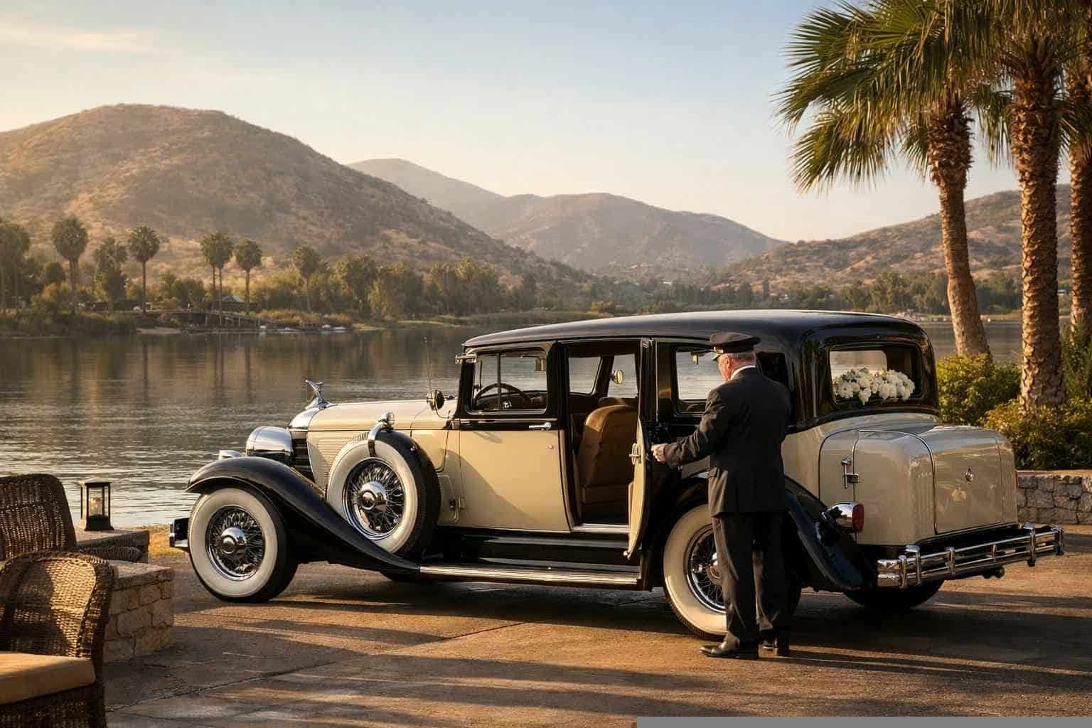Luxury Antique Vehicle Rental with Driver in Santee California