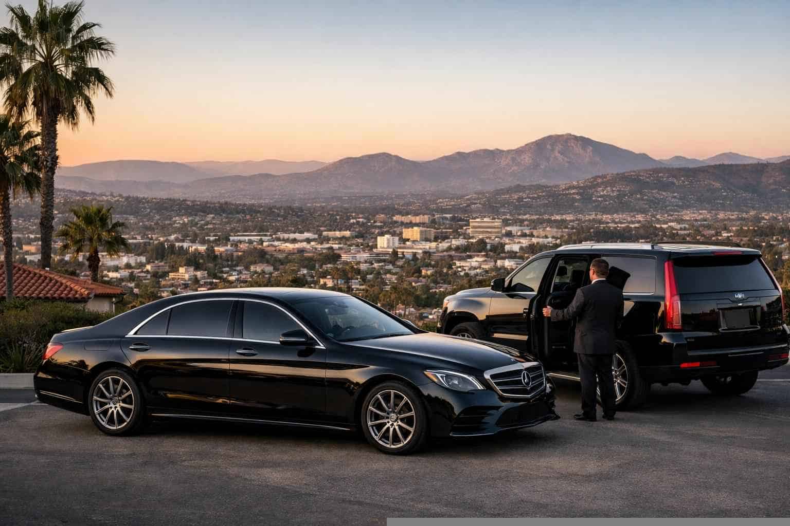 Luxury Black Car Service in La Mesa California