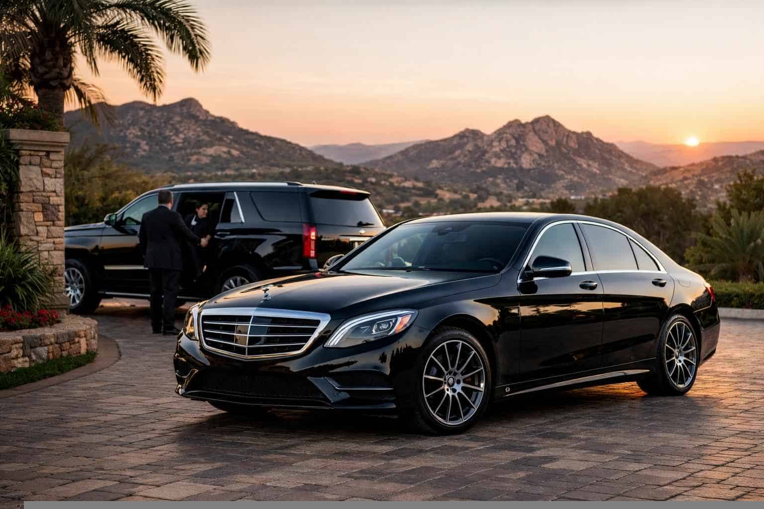 Luxury Black Car Service in Poway California