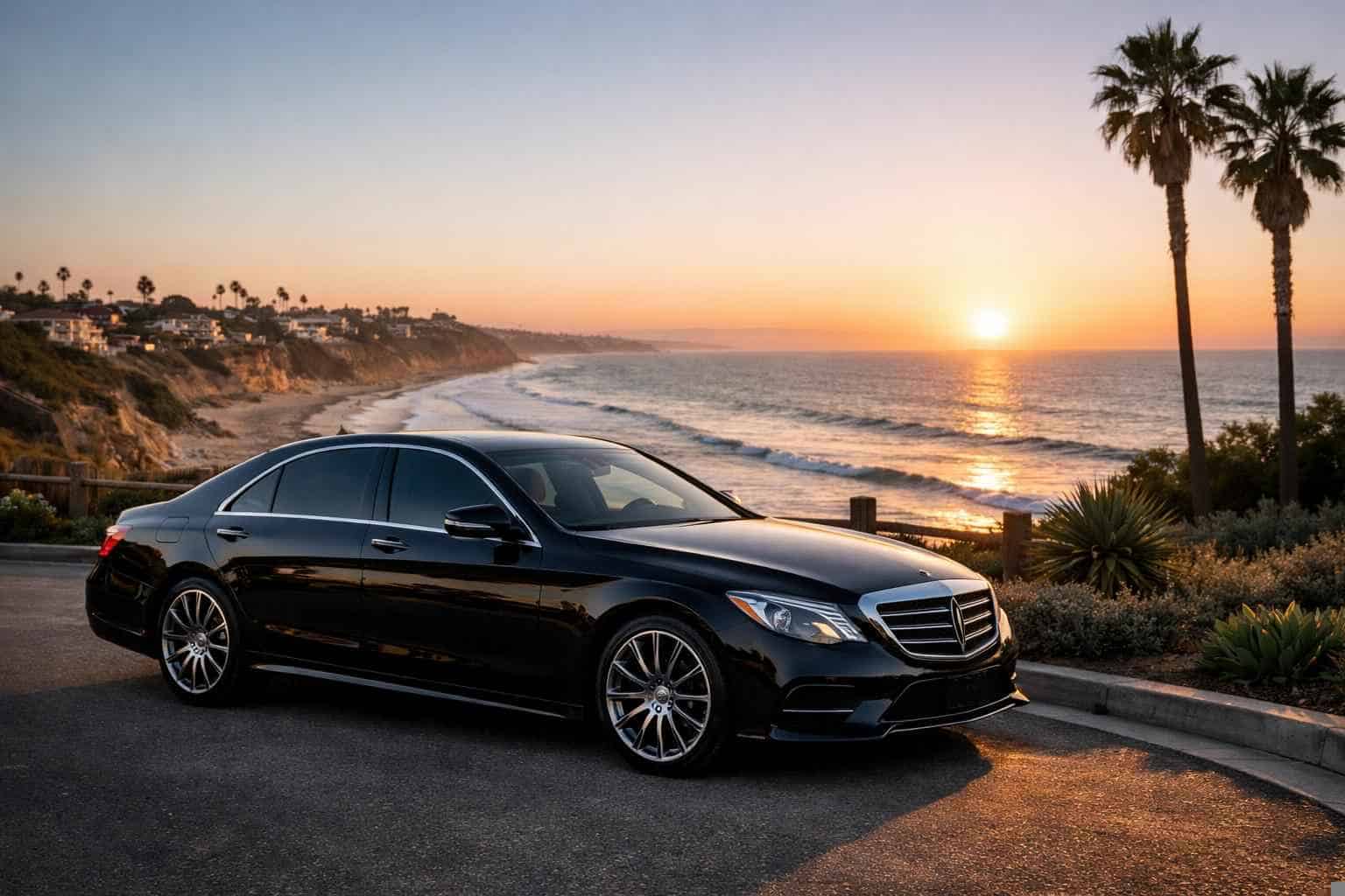 Luxury Black Car Service in Solana Beach California