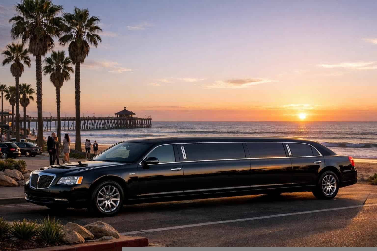 Luxury Black Limo Rental in Imperial Beach California