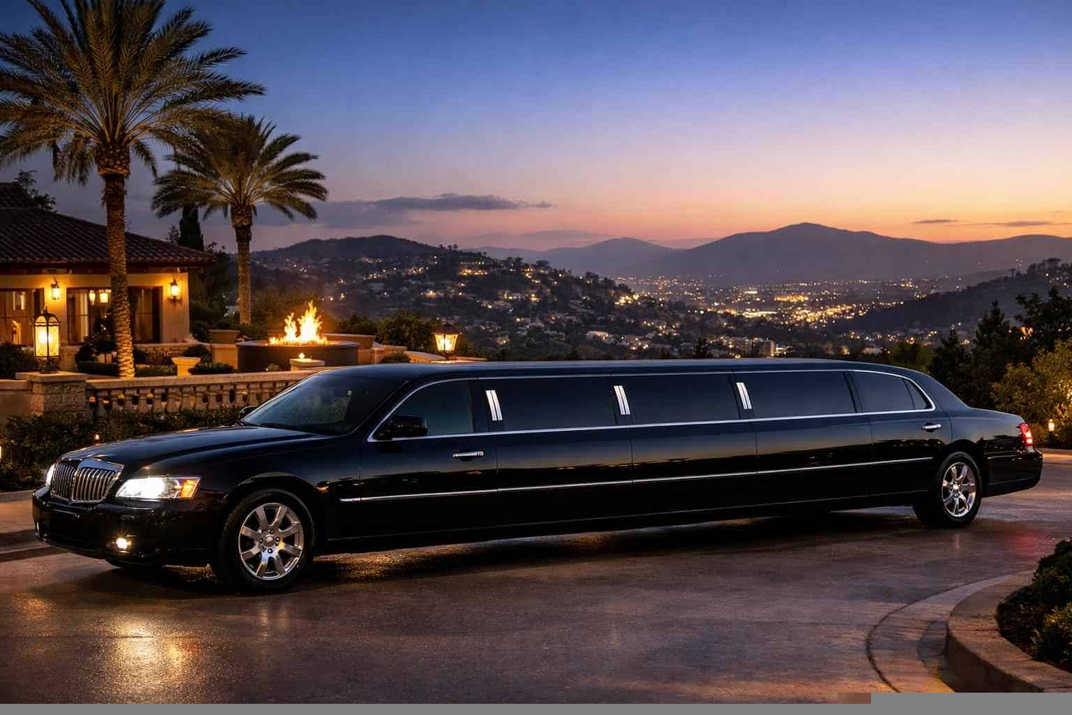 Luxury Black Limo Rental in La Mesa California