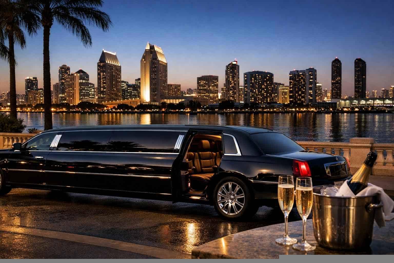 Luxury Black Limo Rental in San Diego California