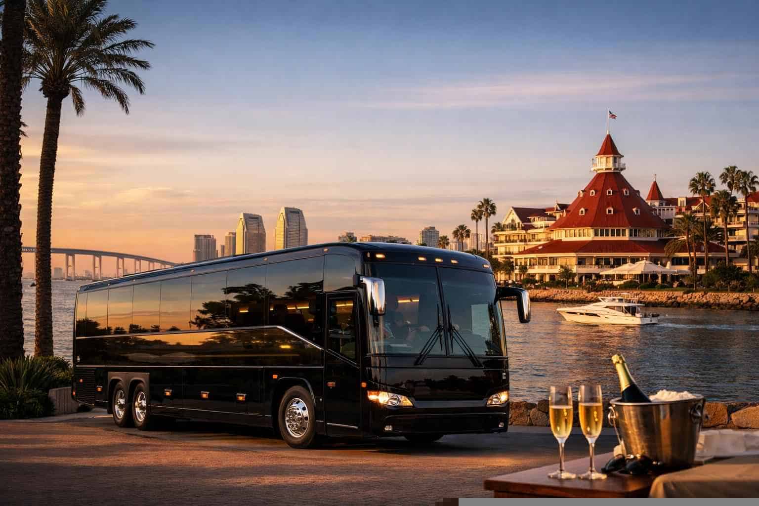 Luxury Bus Rental in Coronado California