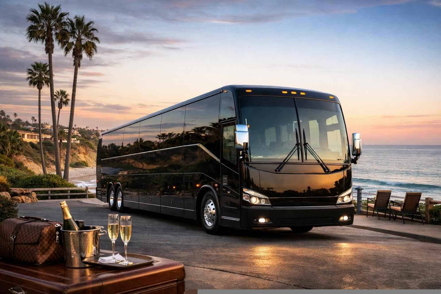 Luxury Bus Rental in Encinitas California