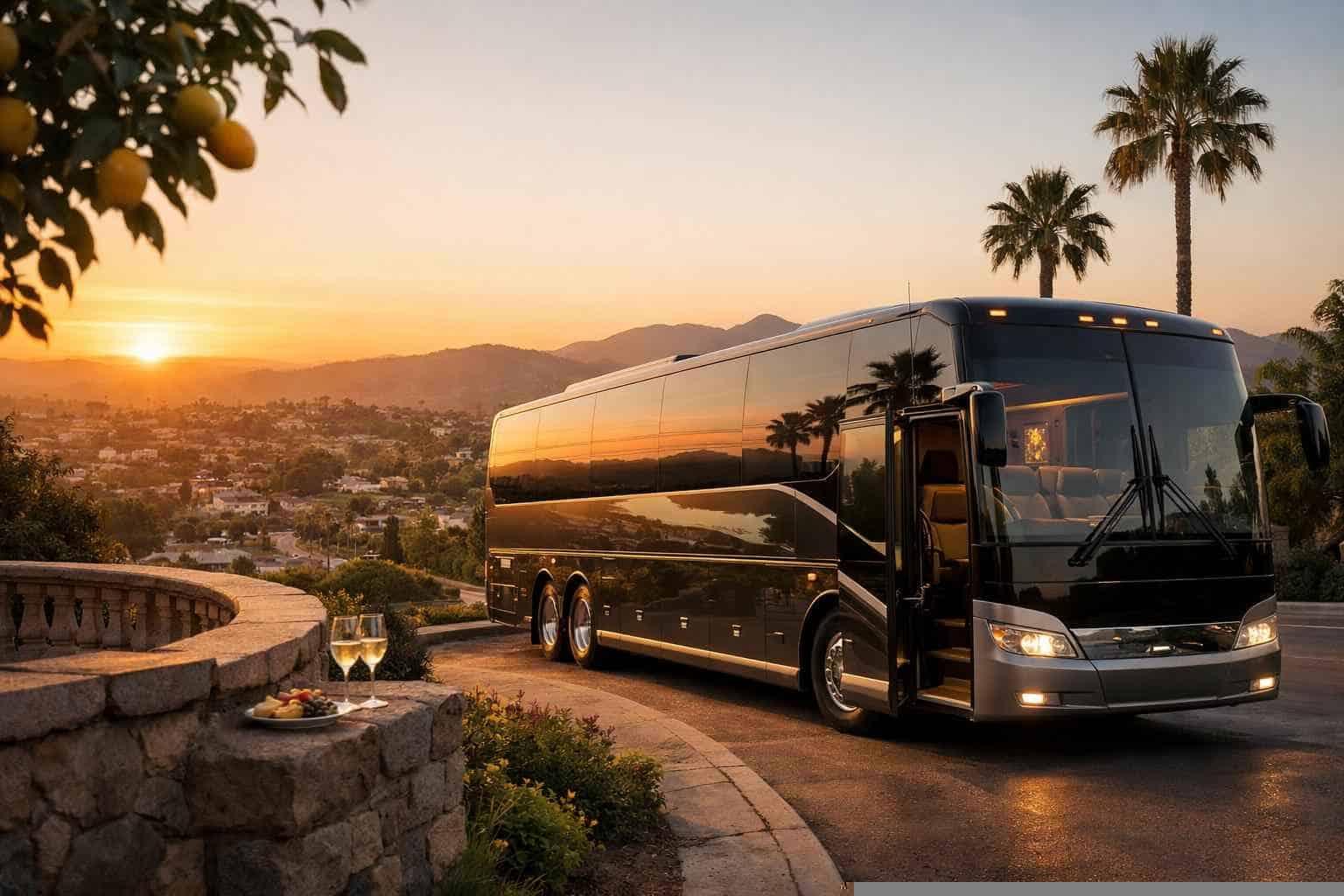 Luxury Bus Rental in Lemon Grove California