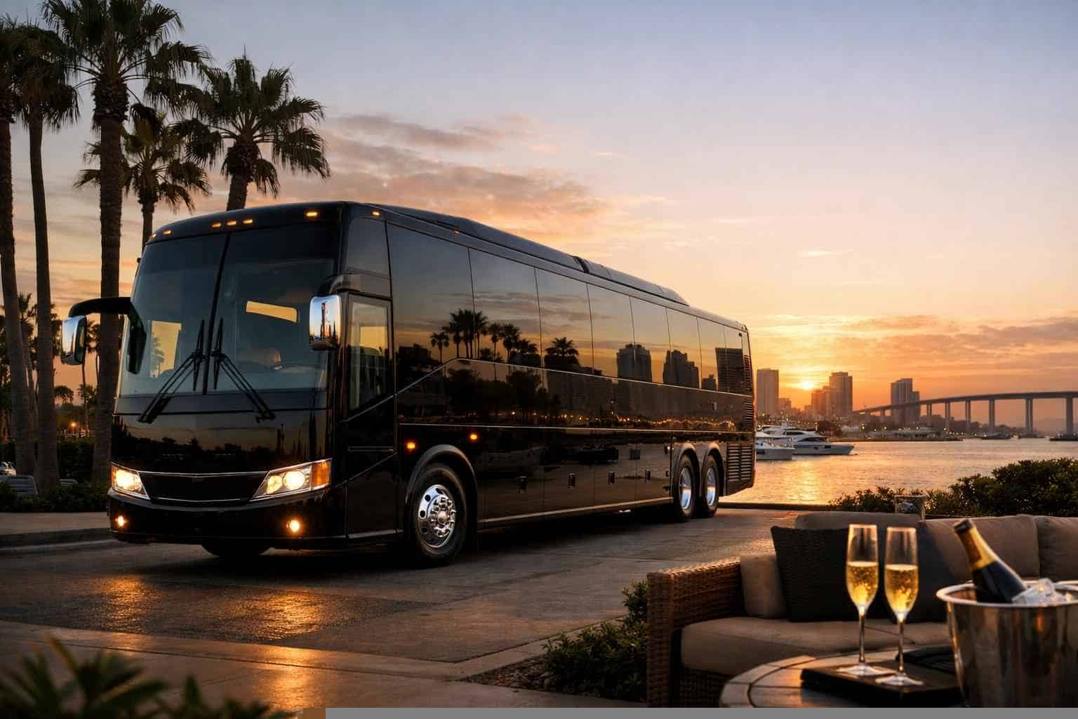 Luxury Bus Rental in National City California