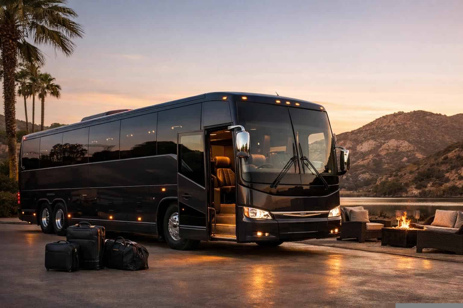 Luxury Bus Rental in Santee California