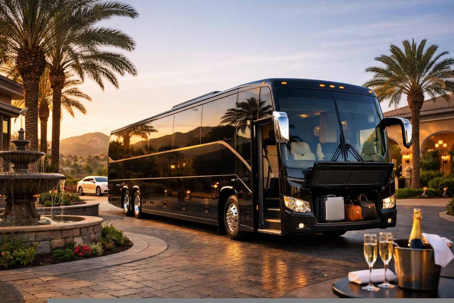 Luxury Charter Bus Rental in El Cajon California