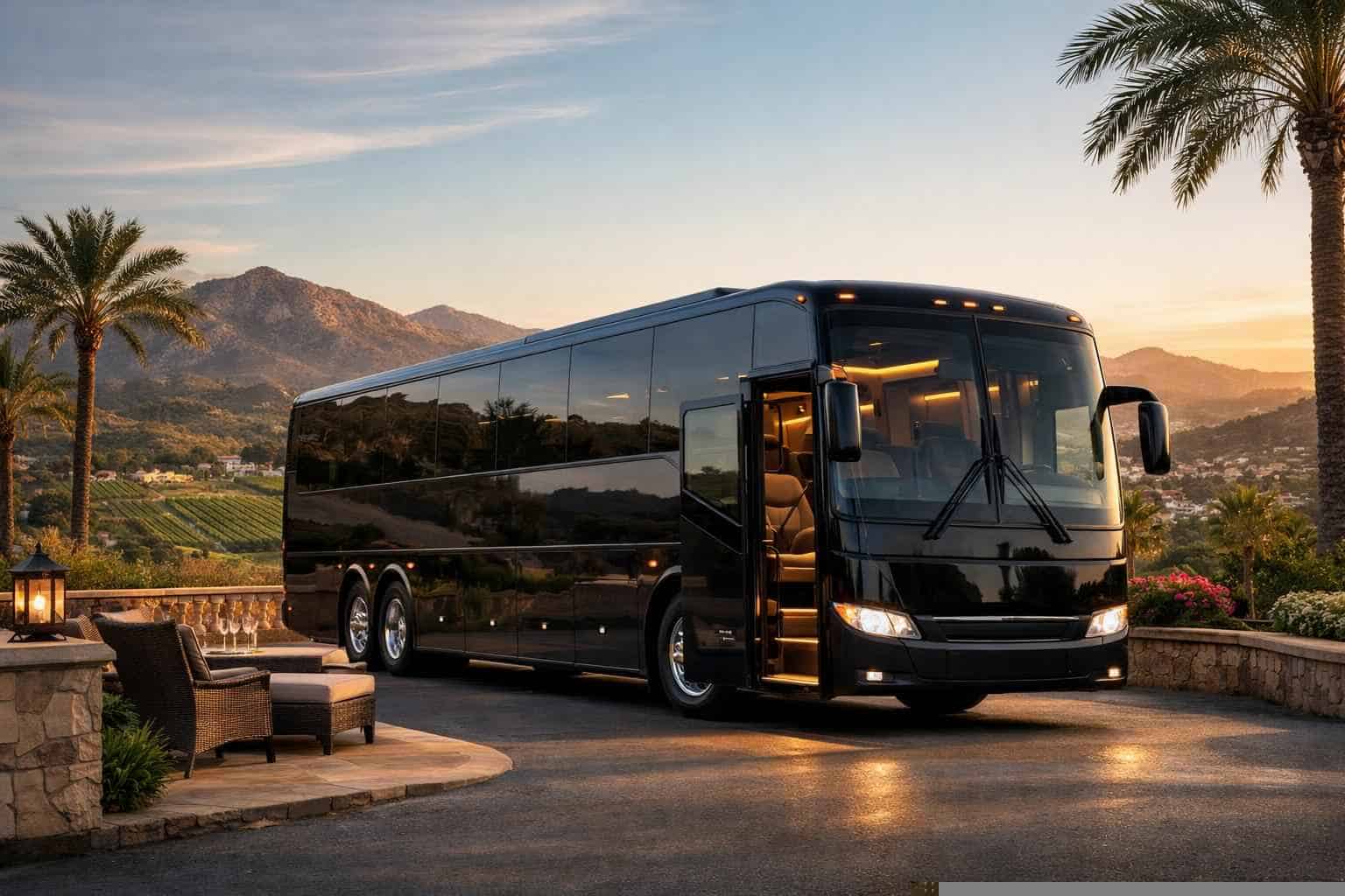 Luxury Charter Bus Rental in Escondido California