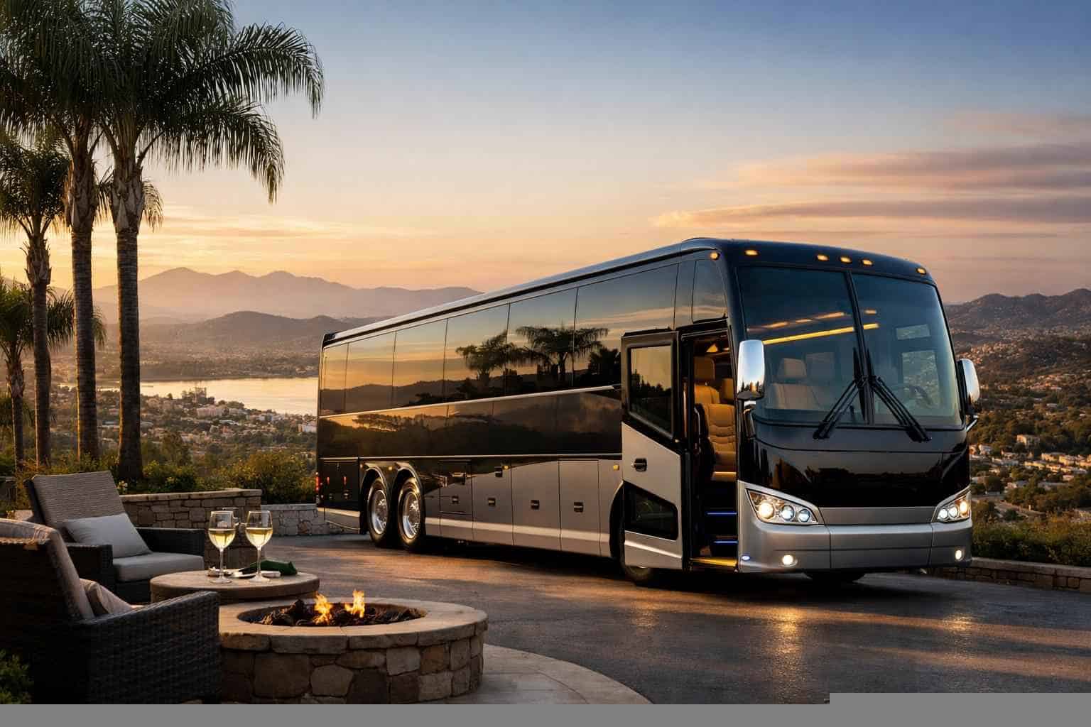 Luxury Charter Bus Rental in La Mesa California