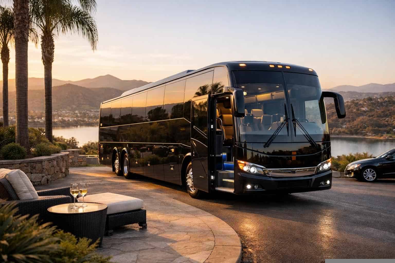 Luxury Charter Bus Rental in San Marcos California