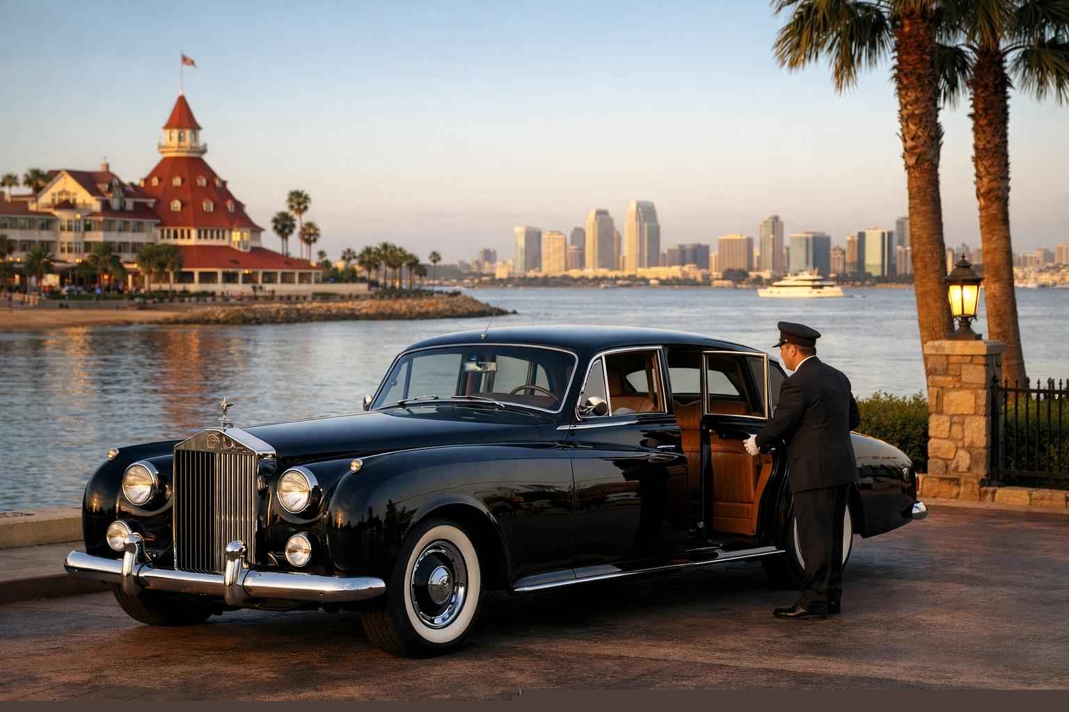 Luxury Classic Car Chauffeur Service in Coronado California