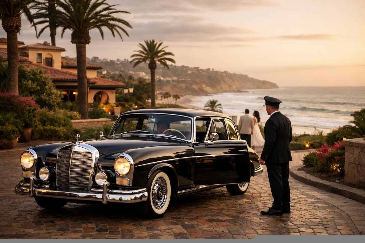 Luxury Classic Car Chauffeur Service in Del Mar California