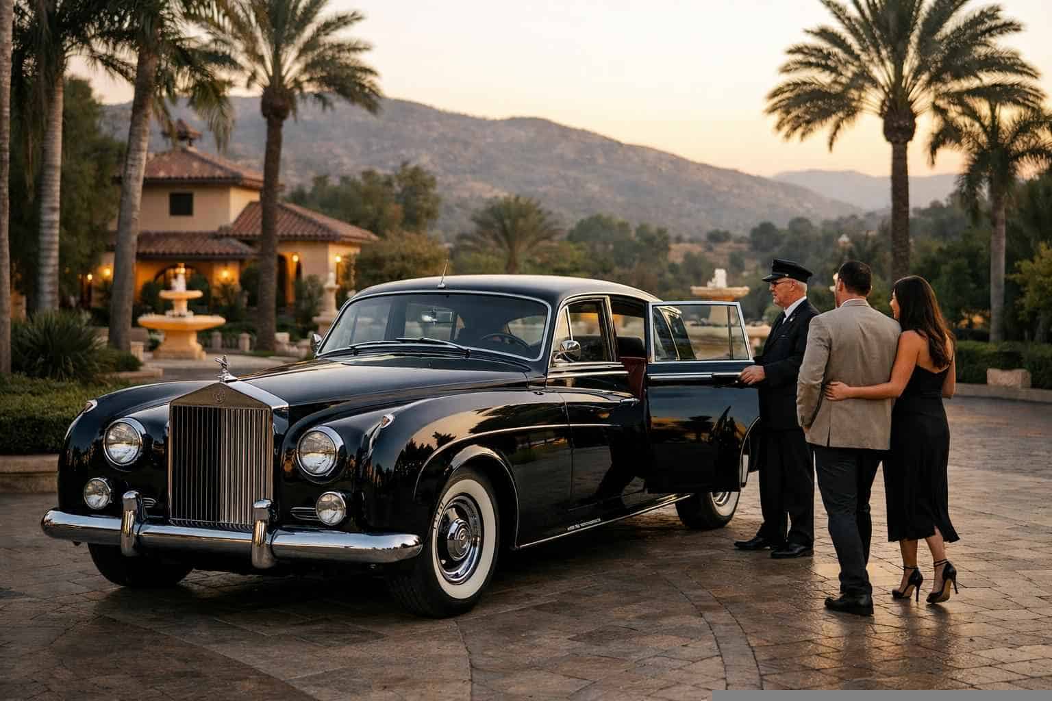 Luxury Classic Car Chauffeur Service in El Cajon California