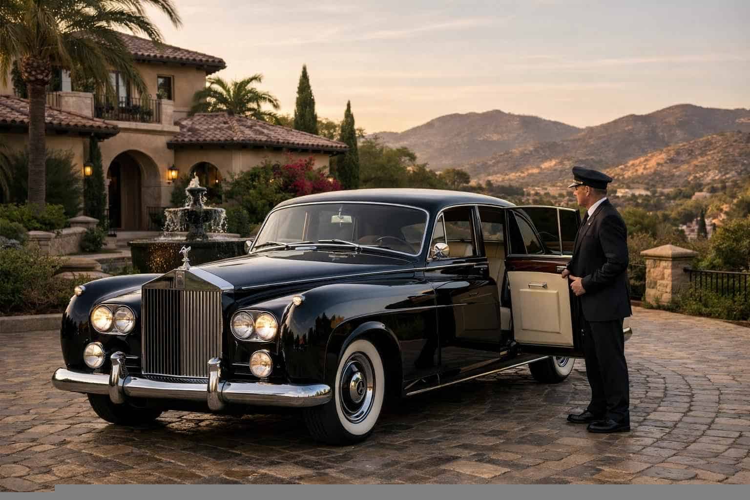 Luxury Classic Car Chauffeur Service in Escondido California