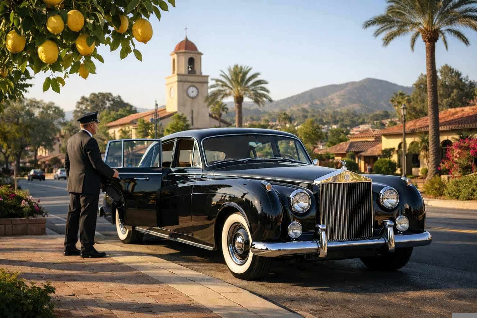 Luxury Classic Car Chauffeur Service in Lemon Grove California