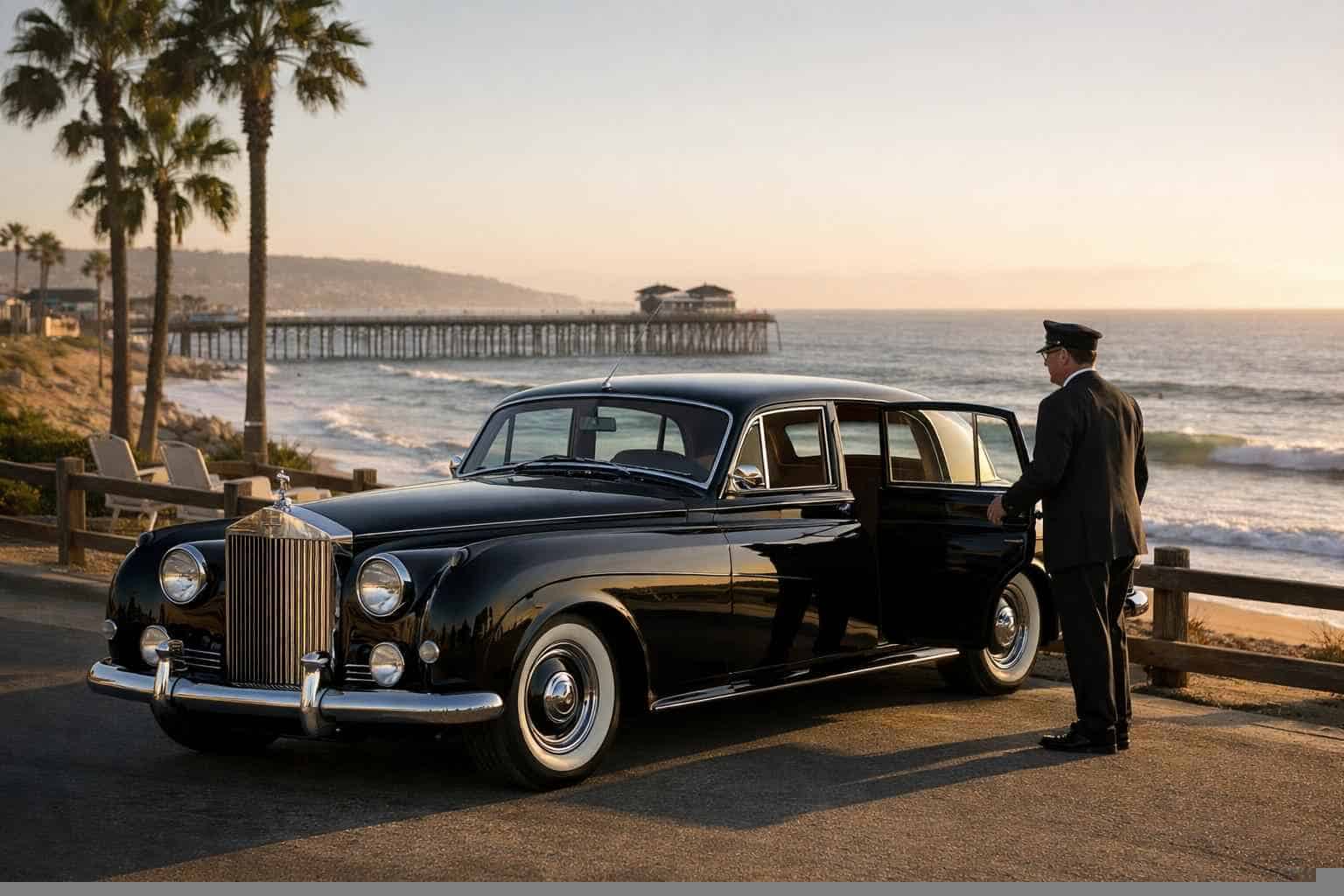 Luxury Classic Car Chauffeur Service in Oceanside California