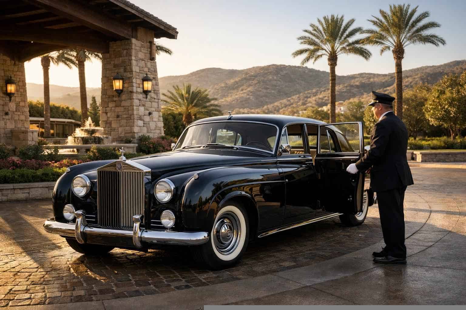 Luxury Classic Car Chauffeur Service in Poway California