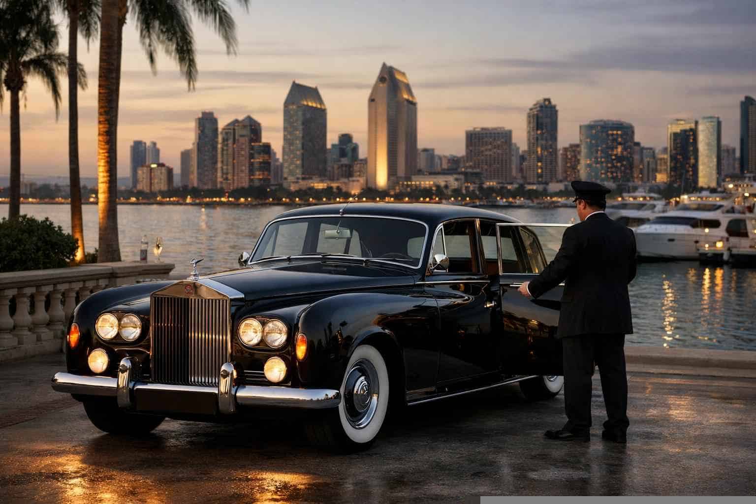 Luxury Classic Car Chauffeur Service in San Diego California