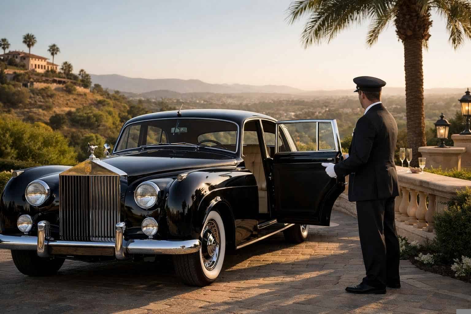 Luxury Classic Car Chauffeur Service in Vista California