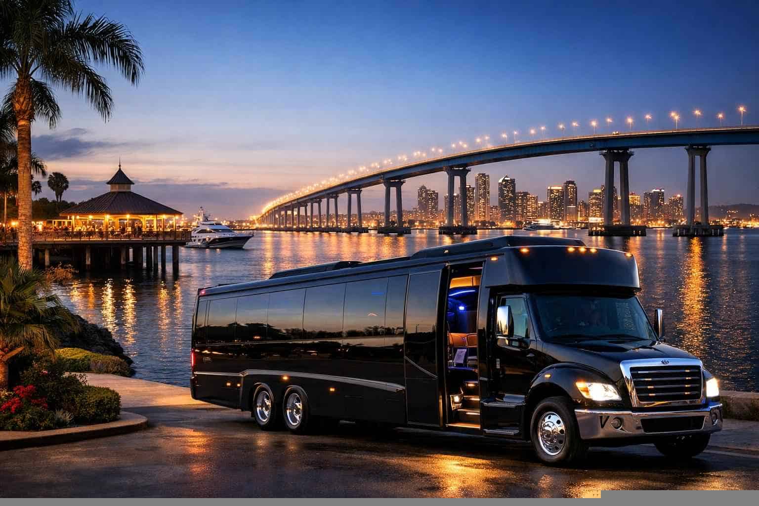 Del Mar CA Limo Bus Rental