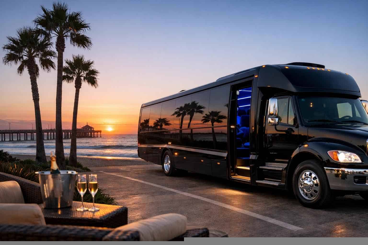 Luxury Limo Bus Rental in Imperial Beach California