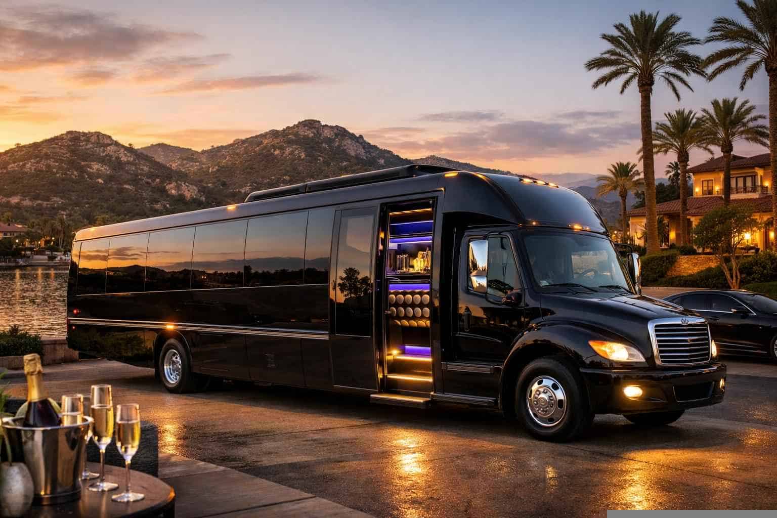 Luxury Limo Bus Rental in San Marcos California