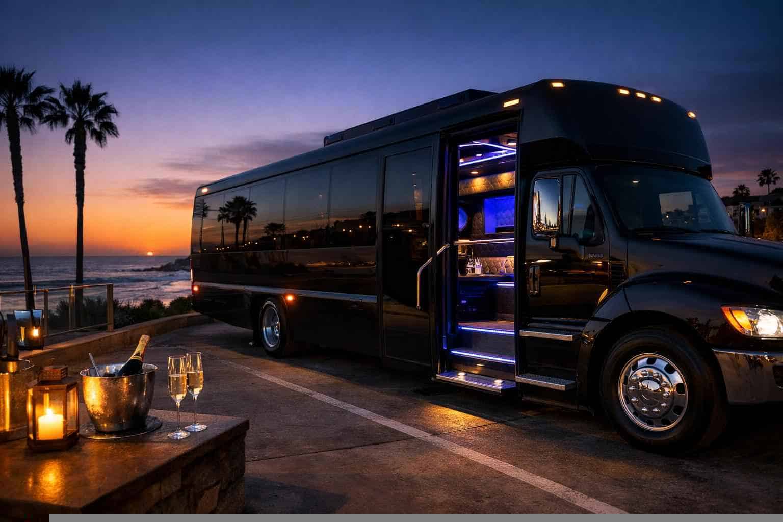 Luxury Party Bus Rental in Carlsbad California