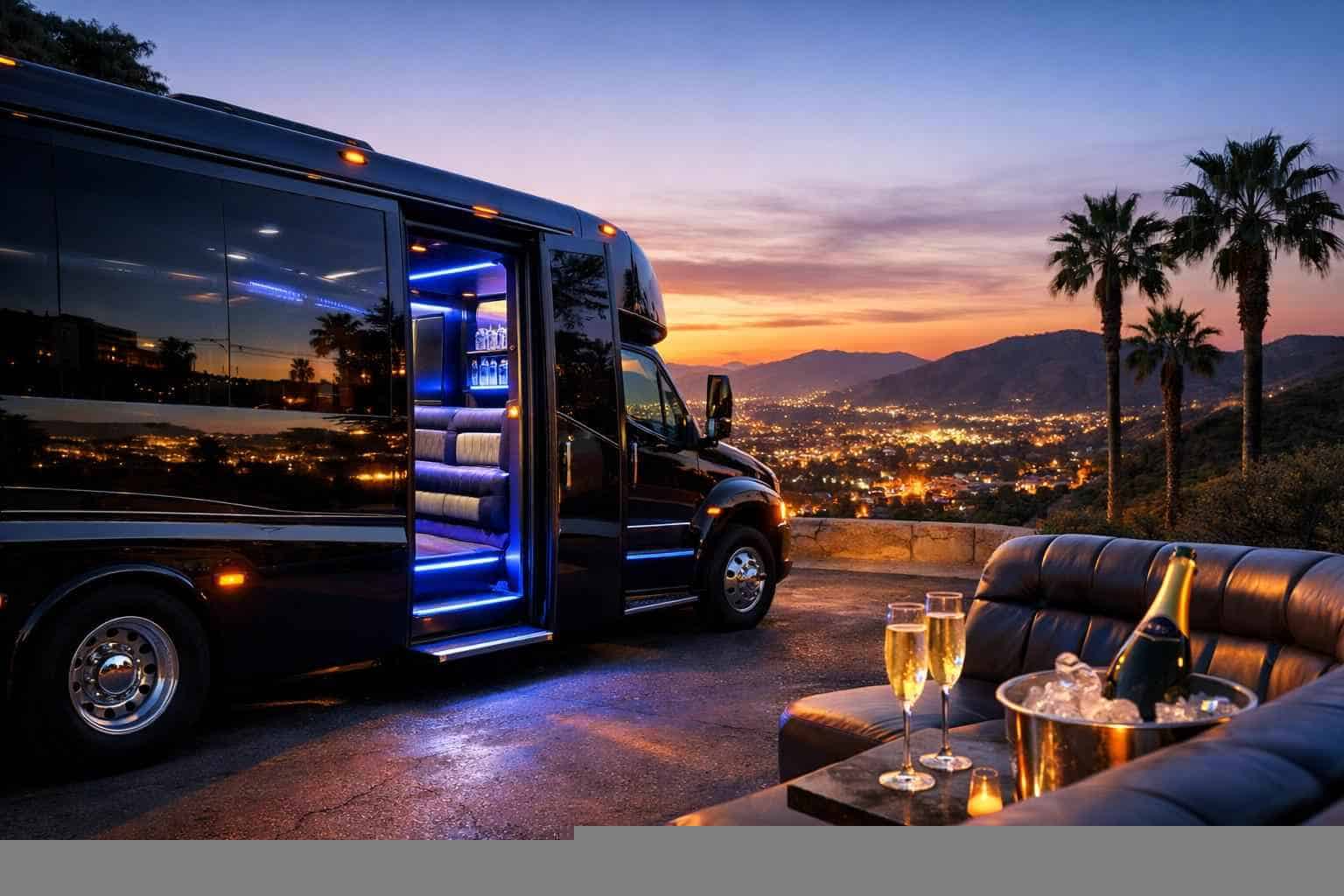Luxury Party Bus Rental in El Cajon California