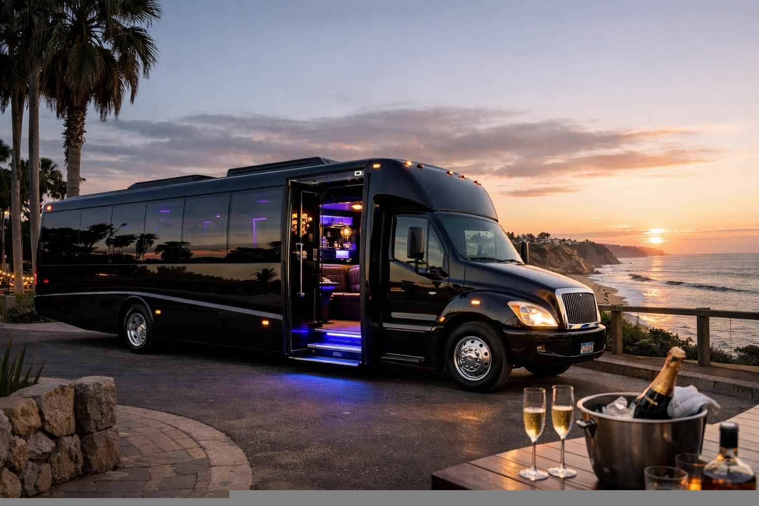 Luxury Party Bus Rental in Encinitas California