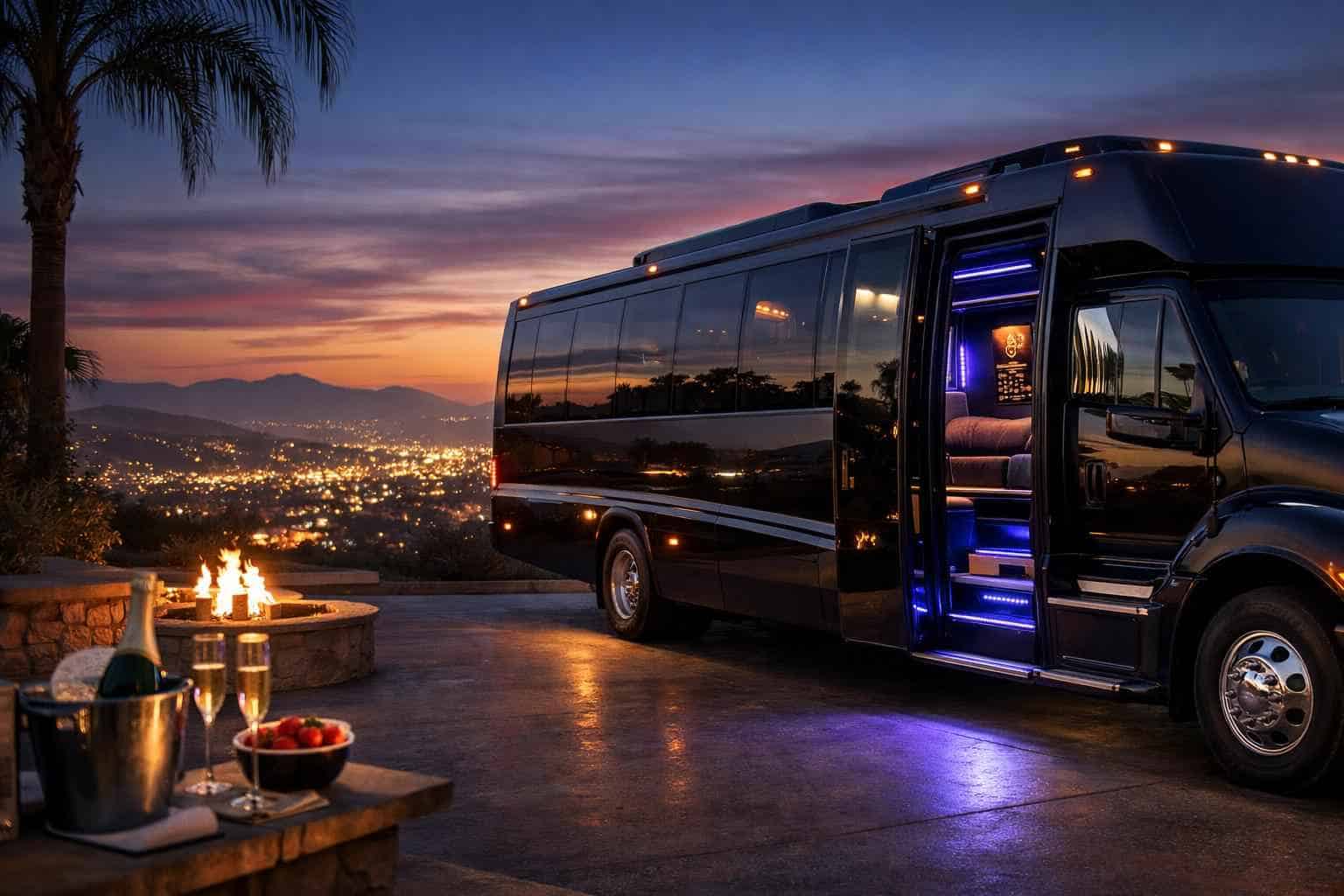 Luxury Party Bus Rental in Escondido California