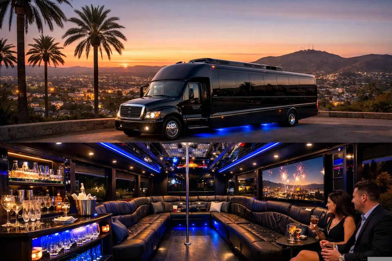 Luxury Party Bus Rental in La Mesa California