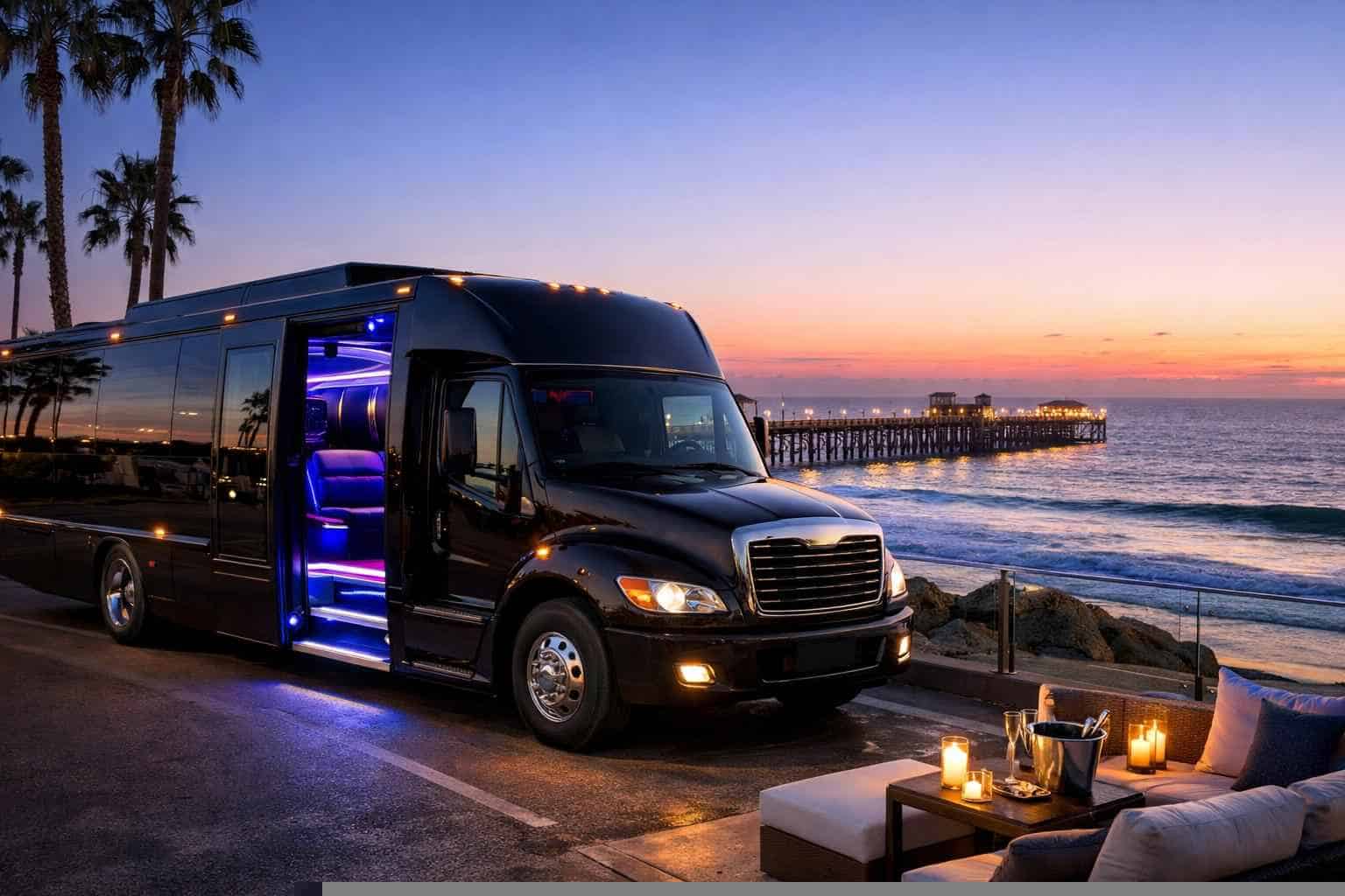 Luxury Party Bus Rental in Oceanside California
