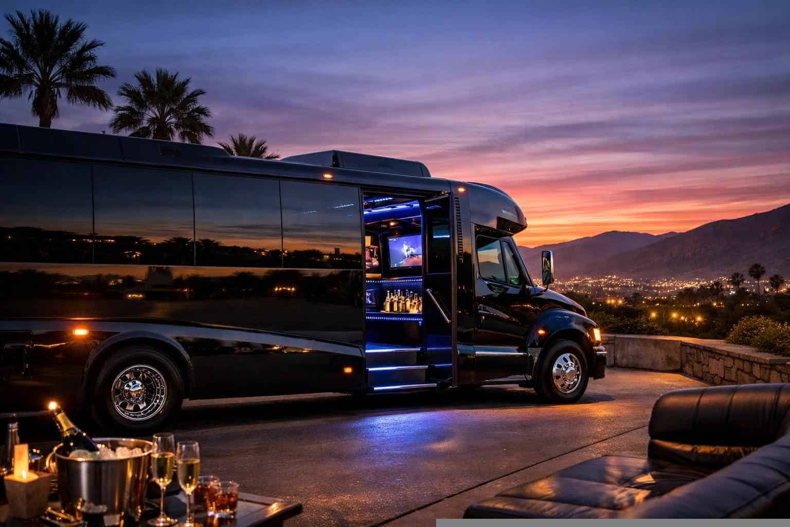 Luxury Party Bus Rental in Poway California