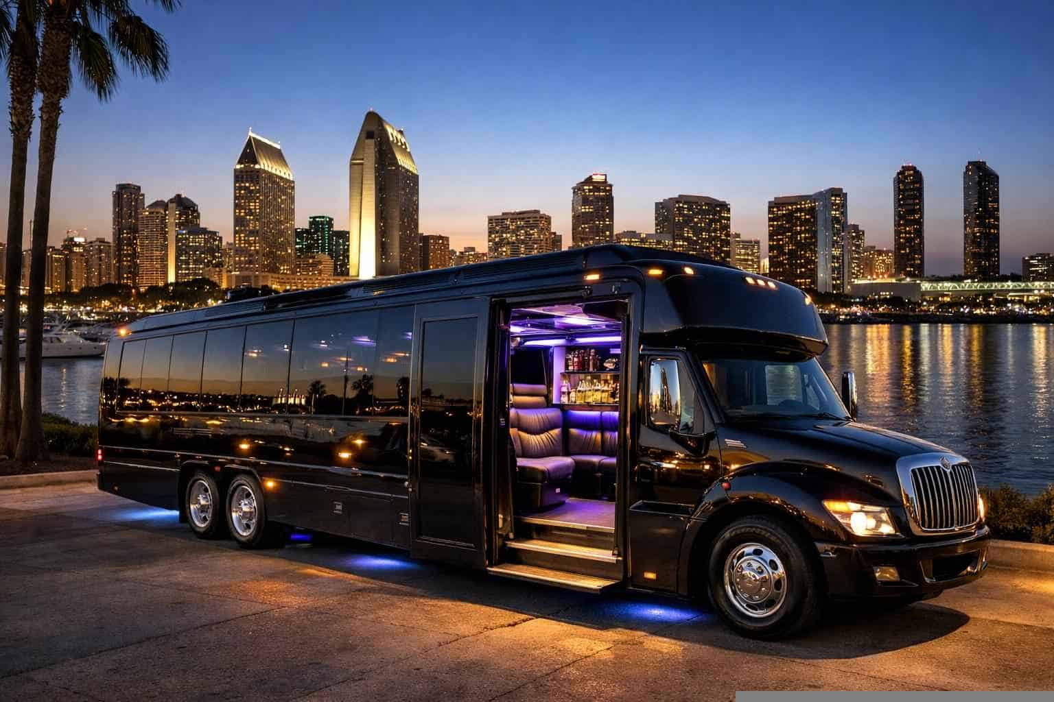 Luxury Party Bus Rental in San Diego California