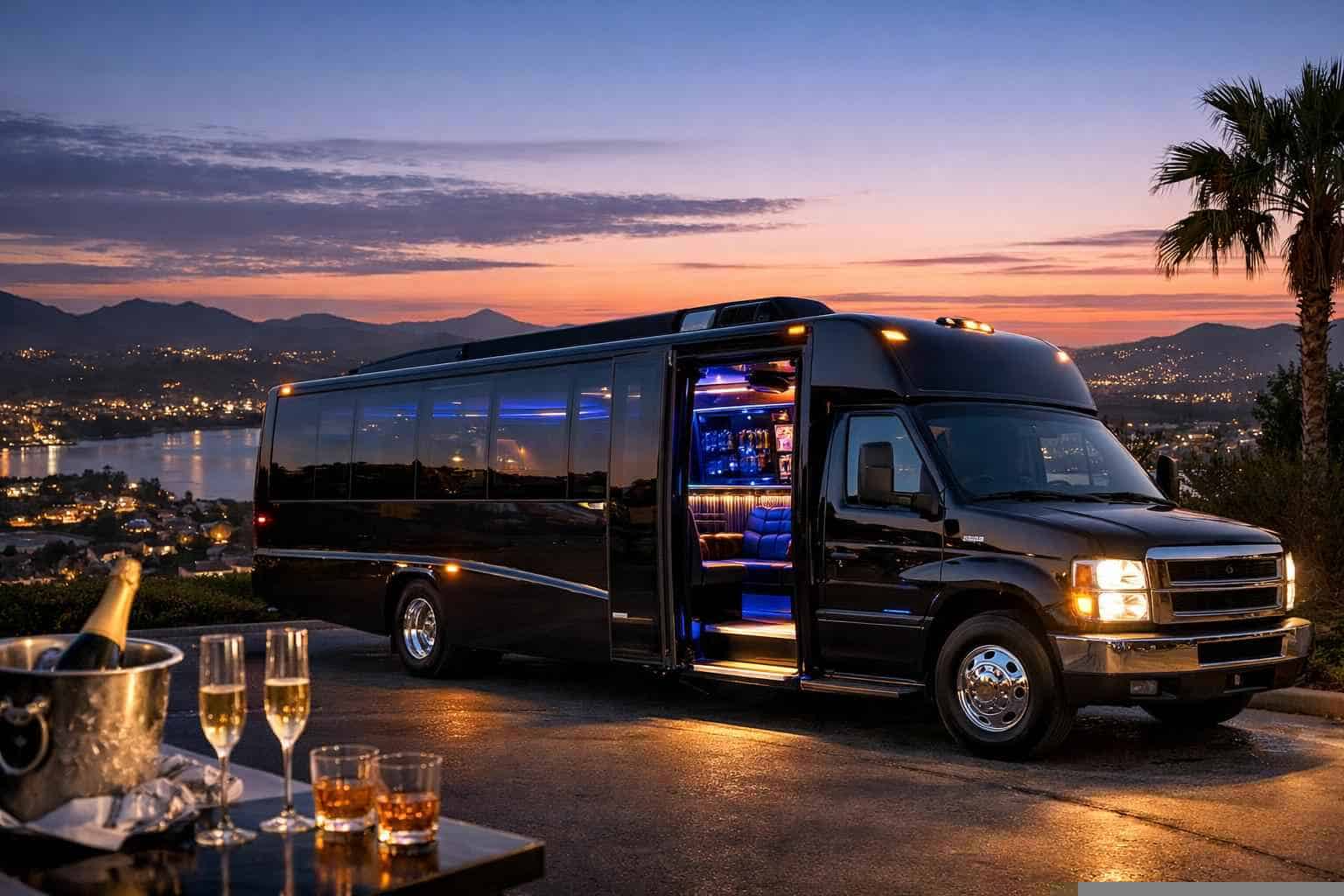 Luxury Party Bus Rental in San Marcos California