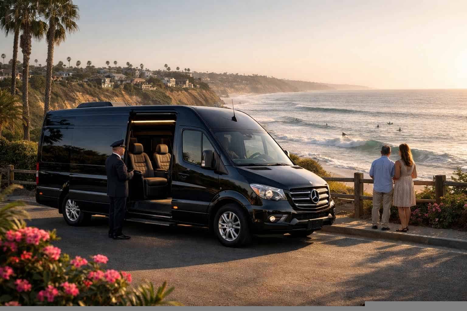 Luxury Passenger Van with Driver in Encinitas California
