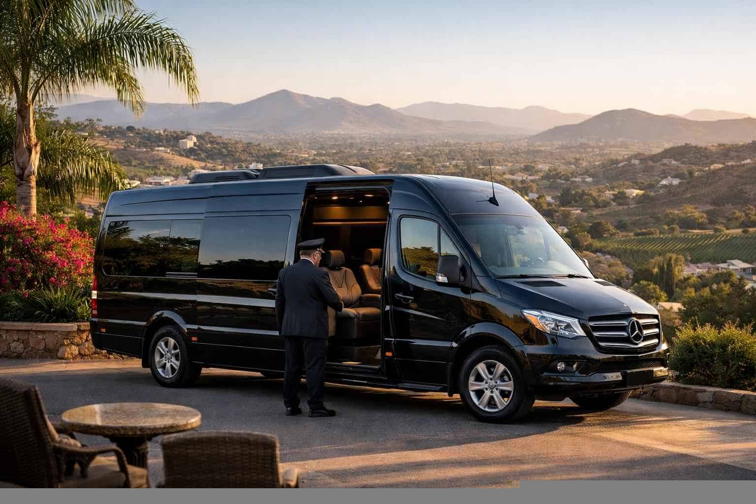 Luxury Passenger Van with Driver in Escondido California