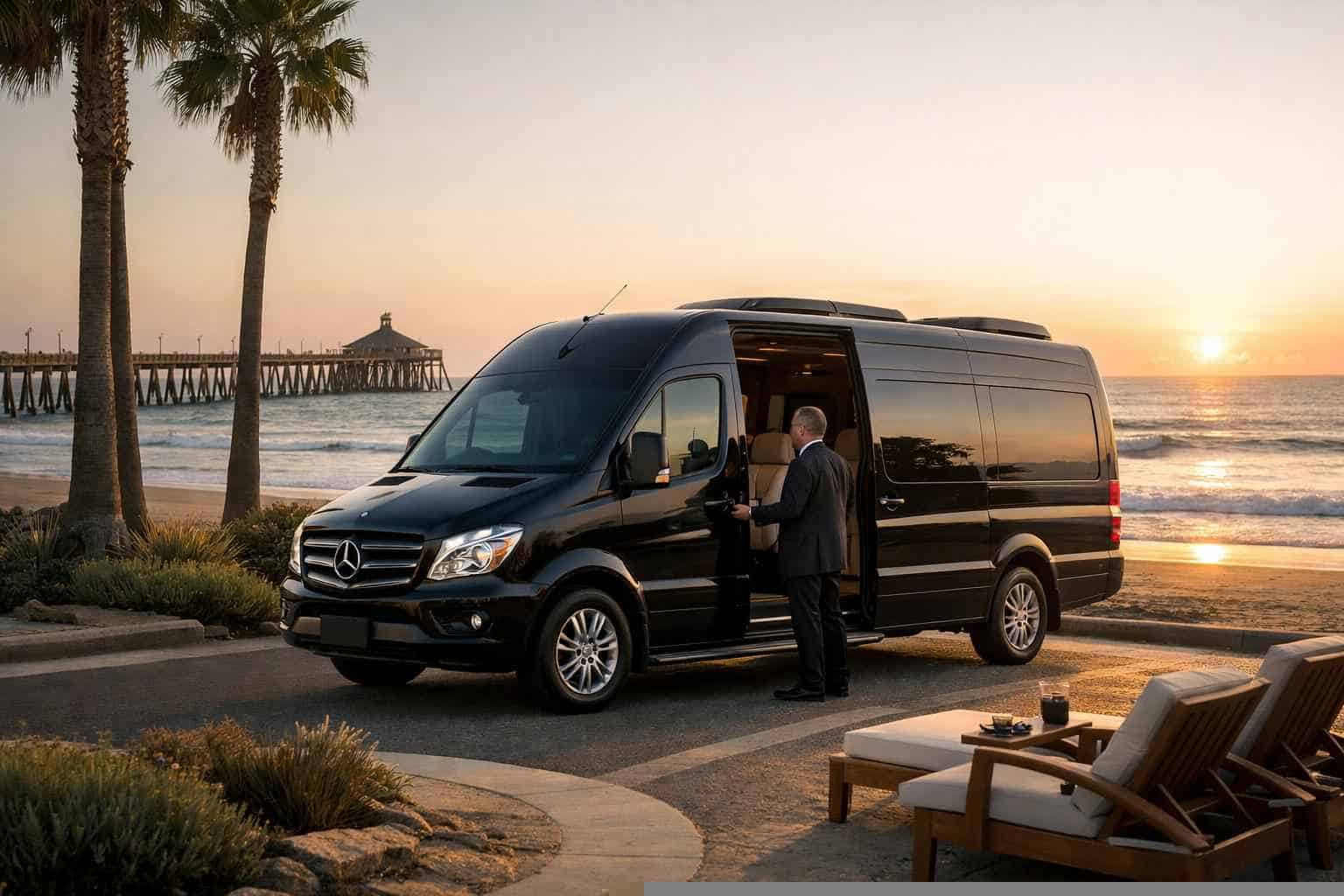 Luxury Passenger Van with Driver in Imperial Beach California