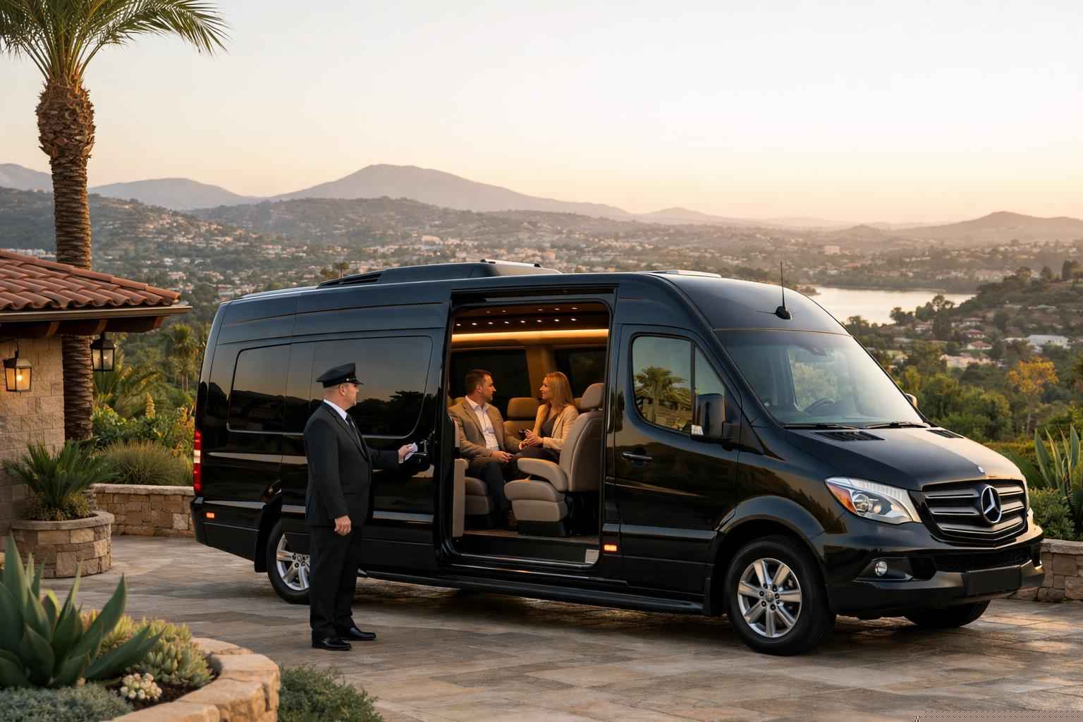Luxury Passenger Van with Driver in La Mesa California