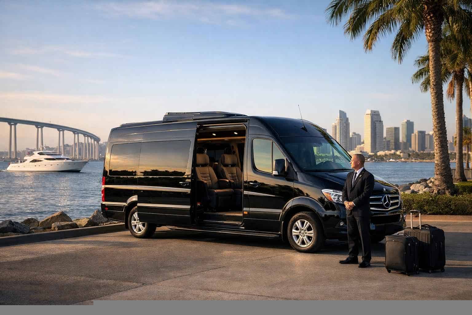 Luxury Passenger Van with Driver in National City California