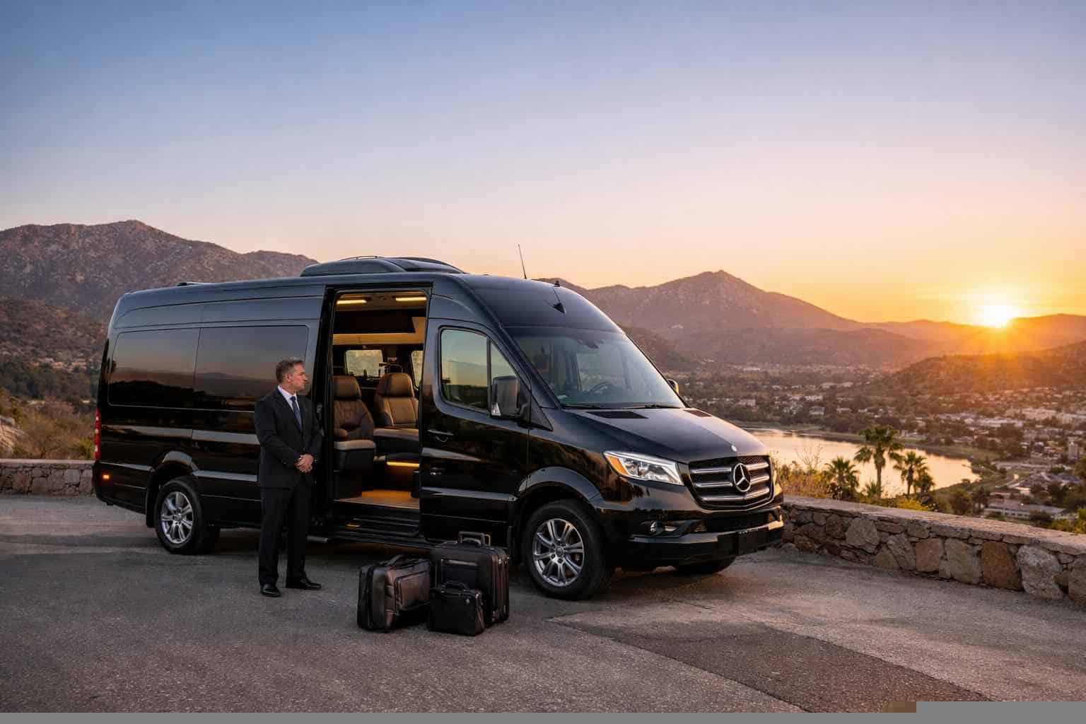Luxury Passenger Van with Driver in Santee California