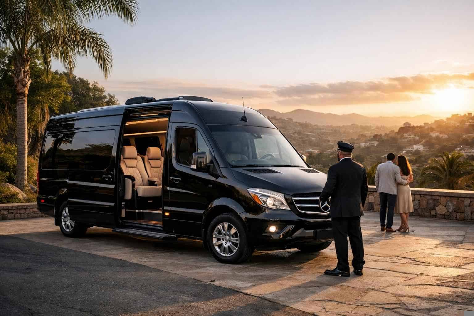 Luxury Passenger Van with Driver in Vista California
