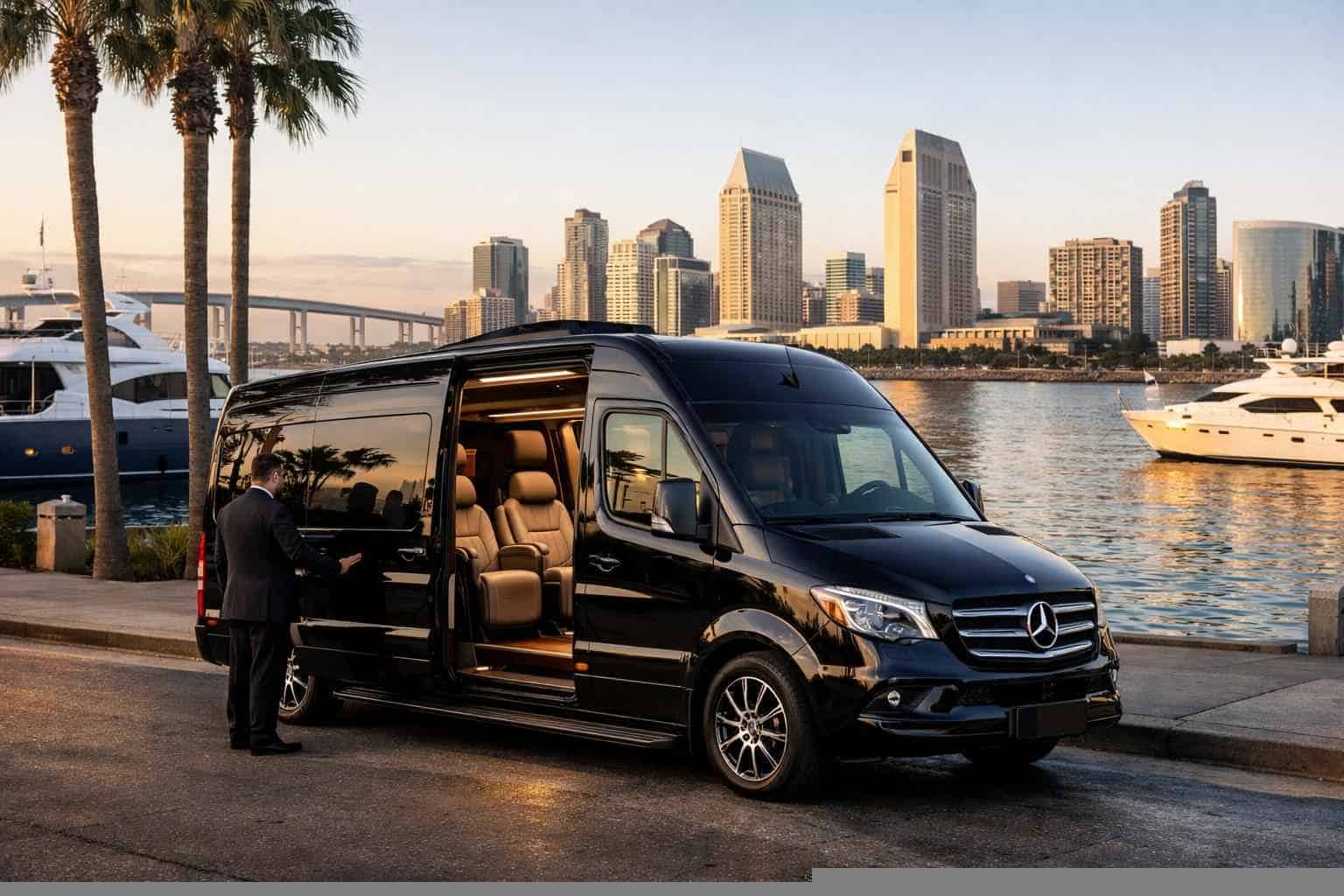 Luxury Sprinter Van Rental with Driver in National City California