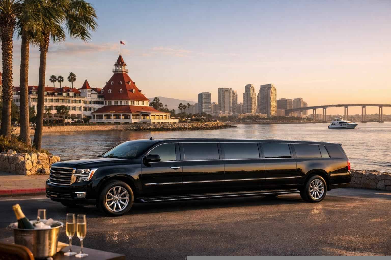 Luxury SUV Limousine in Coronado California