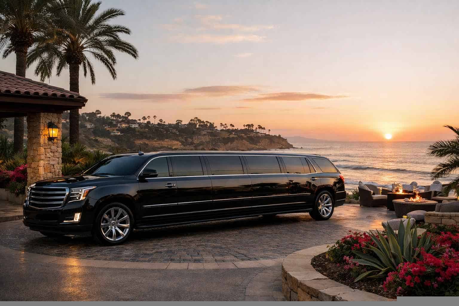 Luxury SUV Limousine in Del Mar California