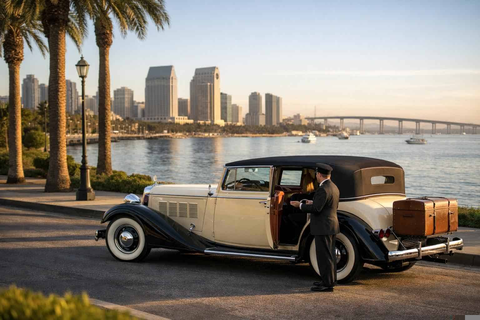 National City CA Antique Vehicle Rental with Driver